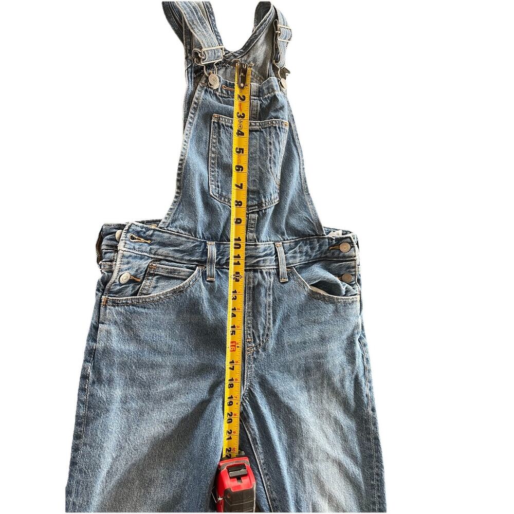 Levi's Premium Women's Bib Overalls Waterless Big E Medium Wash Size S - Picture 4 of 14